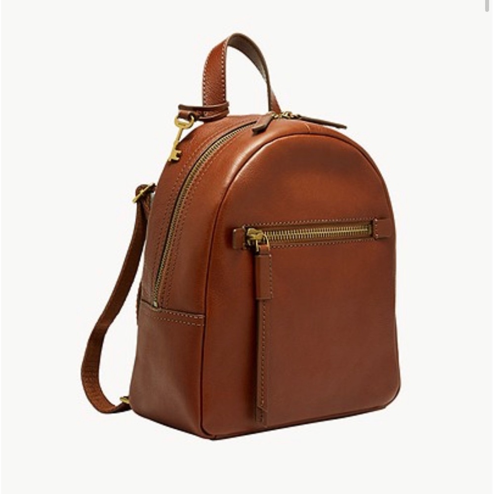 New Fossil Genuine Leather Megan backpack handbag purse shoulder bag